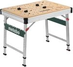 metabo Multifunktionstisch MWB 100 - Klappbare Werkbank mit Transporthandgriffen,