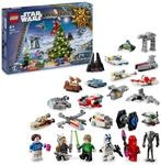 LEGO Star Wars Adventskalender 2024, 18 Mini-Modelle und 6 Charaktere zum Sammeln,