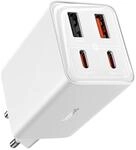 Baseus GaN 6 Pro 2C+2U 65W Ladeger&auml;t - Wei&szlig;