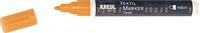 KREUL 92762 - Textil Marker Opak medium, orange, mit Rundspitze, Strichst&auml;rke circa