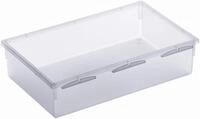 Rotho Basic Ordnungssystem, Kunststoff (PP), transparent, (23 x 15 x 5 cm)