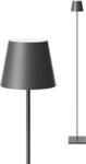 SIGOR Nuindie 2.0 Stehleuchte - Dimmbare LED Akku-Stehlampe Indoor & Outdoor,...