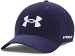 Under Armour Herren Golf96 Woven justierbare Baseballm&uuml;tze - Midnight Navy/Wei&szlig;