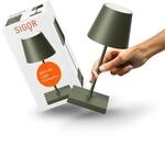 SIGOR Nuindie 2.0 mini - Dimmbare kleine LED Akku-Tischlampe Indoor & Outdoor,...