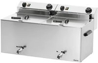 Bartscher Fritteuse PROFESSIONAL II Tischger&auml;t, 2 Becken &agrave; 10 l, Elektro,