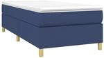 vidaXL Boxspringbettgestell Blau 80x200 cm Stoff
