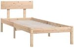 vidaXL Massivholzbett Bettgestell mit Lattenrost Bett Holzbett Bettrahmen...