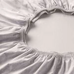ESTELLA Spannbetttuch Samt Velours | Elfenbein | Frottee | 150x200 cm | passend...