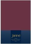 Janine Design Spannbettlaken - 150 x 200 cm - Burgund