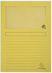 Exacompta 50259E 25er Pack Fenstermappen Super PEFC zertifiziert Karton 160g/m&sup2;