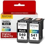 Economink PG-540XL CL-541XL Multipack Wiederaufbereitete Druckerpatronen Kompatibel