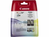 Canon Tintenpatrone CL511+PG510 Farben cyan magenta gelb Multipack ORIGINAL
