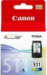 Canon Originaltinte PG-511, Gr&ouml;&szlig;e Standard, Farbe, Plastikverpackung (alte...