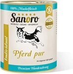Sanoro Pferd pur, 100% Muskelfleisch vom Pferd, salzfrei - Premium-Hundefutter -