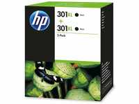 HP Original Tinte Nr. 301XL Black Pack 2 Stück Deskjet 1050/2050 / 2050S