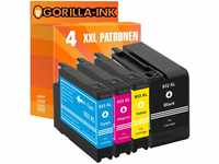 Gorilla-Ink 4X Druckerpatronen kompatibel mit HP 932 XL 933 XL für Officejet...