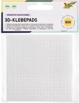 folia 23055 Hafties Klebepads 800 st&uuml;ck 5x5mm, wei&szlig;