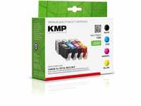 KMP Tintenpatronen passend für Canon CLI-551XL (6509B008) mit Chip - für Canon