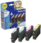 Pelikan P13 Druckerpatrone Promo Pack ersetzt Epson T071 540, 4 x 9 ml,
