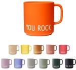 Design Letters Kaffeebecher mit Henkel Schwarz YOU ROCK | Kaffeebecher Porzellan 