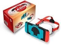 Maxx Tech VR Switch Headset V2 - Wei&szlig;, Rot - Verstellbare Objektive - Nintendo
