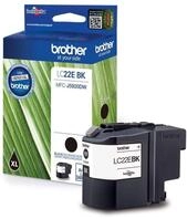 Brother LC-22EBK,Schwarz,Original XL-Tintenpatrone f&uuml;r Brother MFC-J5920DW