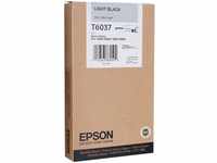 Epson T6037 Tintenpatrone, Singlepack, hell schwarz