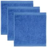 M&ouml;ve Superwuschel Seiftuch 30 x 30 cm aus 100% Baumwolle, Cornflower 3er Set