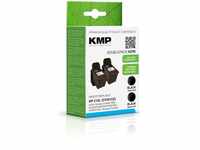 KMP Tintenpatrone für HP 21XL Black (C9351CE) Doublepack