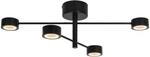 LED Deckenleuchte Clyde Flex 4-Rail in Schwarz 4x 3,5W