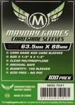 maydaygames &ndash; 100 sch&uuml;tzt Karten Format Standard 63,5 x 88 mm (7041)