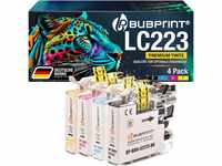 Bubprint 4 Druckerpatronen kompatibel als Ersatz für Brother LC223 XL LC225XL