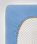 fleuresse Comfort 1117 Fb. 6031 Comfort-Jerseyspannlaken 180 x 200 cm, blau