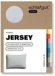 schlafgut Easy Mako-Jersey Kissenbezug 70x90 cm Grey Light (Hellgrau) &ndash; 100%