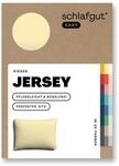 schlafgut Easy Mako-Jersey Kissenbezug 70x90 cm Yellow Mid (Gelb) &ndash; 100%...