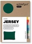 schlafgut Easy Mako-Jersey Kissenbezug 70x90 cm Green Deep (Dunkelgr&uuml;n) &ndash;...