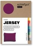 schlafgut Easy Mako-Jersey Kissenbezug 70x90 cm Purple Deep (Dunkellila) &ndash;...