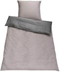 SETEX Chambray Bettw&auml;sche, Bezug f&uuml;r Bettdecke im Set mit Kissenbezug, 90 %