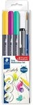STAEDTLER Easy Watercolour Set Butterfly - Schmetterling, mit Doppel-Filzstiften,