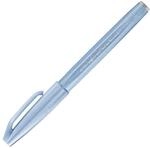 Pentel SES15C-S3X Brush Sign Pen blaugrau, Faserschreiber, pinsel&auml;hnliche Spitze, 1