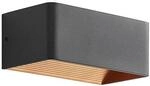 Arcchio LED Wandleuchte, Wandlampe Innen Karam (Modern) in Schwarz aus...