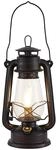 Lindby Tischlampe, Dekolampe Laternenform Metall Glas Nachttischlampe Laterne...