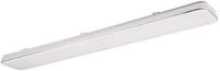 Reality Leuchten LED Deckenleuchte Blanca R64144401, Kunststoff Wei&szlig; matt/Chrom,