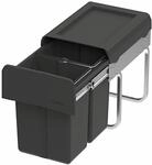 Naber CLAP 1/300-2 Abfallsorter 15 Liter (2x 7,5) in Anthrazit ab 30 cm...