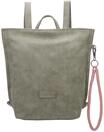 Fritzi33N Vintage Backpack Kunstleder Damen Rucksack Festival City vegan abnehmbarer