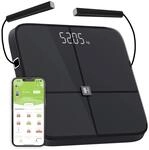 HAMMER K&ouml;rperanalysewaage Body Screen TX in schwarz - K&ouml;rperwaage mit 43