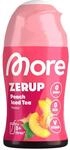 MORE Zerup, Peach Iced Tea, 65 ml, f&uuml;r bis zu 8 l Fertiggetr&auml;nk, zuckerfreier Sirup