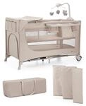 Kinderkraft Joy 2 Acc Kinderbett, 3 in 1 Kinderreisebett, Babybetten, Kinderbett,