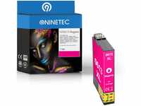 NINETEC 1 Patrone kompatibel mit Epson T0613 Magenta | Für Stylus D 68 PE D 88...
