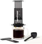 AeroPress Clear Black Kaffeepresse, All-in-One-French-Press, manuelle Kaffeemaschine